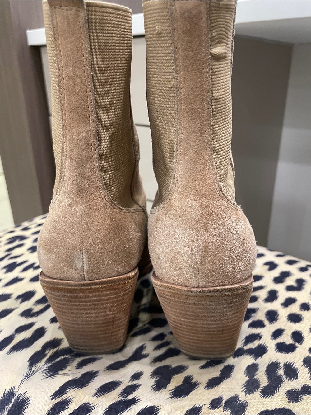 Western style Sigerson Morrison booties suede - Picture 3 of 5